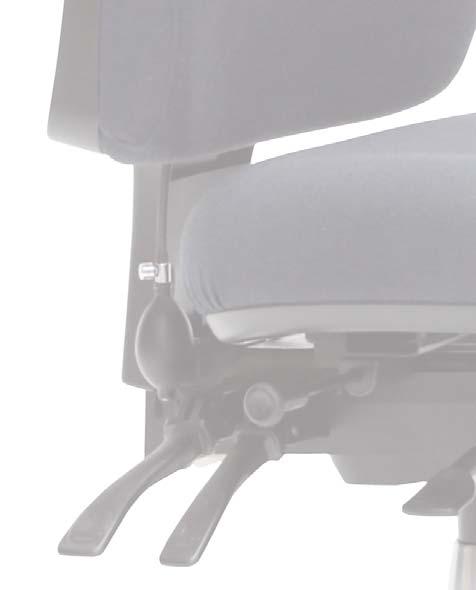 SEAT The 3 seat options you can select from are the standard Ergo Seat with a shaped seat pan, the Square Seat a smaller shaped seat pan and the XL Seat which is a deeper version of the Ergo Seat.