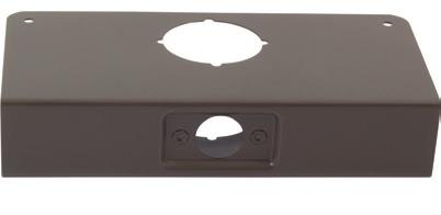 00 Wrap Around Plates 4 - V 4 -VF Wrap Around Plates for Double Combination Locksets Wrap Around Plates with Recessed Latch Face Area 2 3/4 backset, 4 /4 x 9 unit dimensions, fits 3/4 doors EL42200