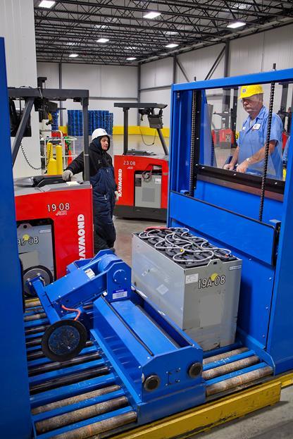 The Electric Forklift Application When operating in cold environments, the average lift truck battery life cycle and rate of charge can decline by 20% and 50%, meaning a battery rated for an 8-hour