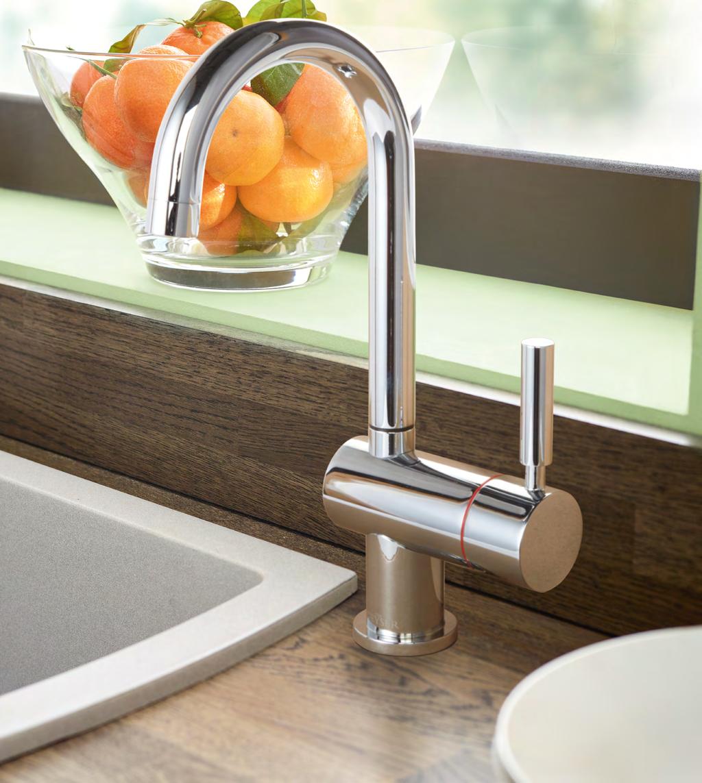 17 Tap collection Our fantastic tap collection meets all tastes: from the sleek and contemporary Indus design to the popular swan neck Richmond, when coupled with a Tuscan sink you can be