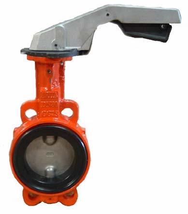 BUTTERFLY VALVE Overall & Connection Dimensions of Type A Wafer Butterfly Valve Size DN (mm) (inch) A B C D L H D1 n-ø1 ø2 n-b 40 1½" 110 65 99 40 32 78 110 4-ø6,7 10 1-2,5 50 2" 161 80 42 51 32 85