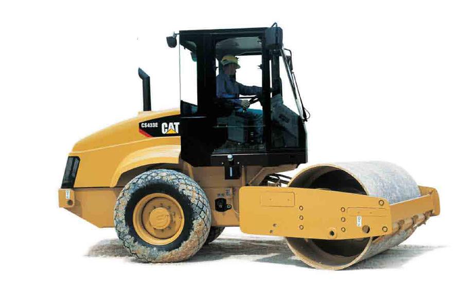 S CS 433E 7T CAT PADFOOT ROLLER Cat 3054C Diesel Engine WEIGHT Operating weight (with ROPS): 6990kg Gross power 75KW/100hp Compaction width: