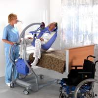 Residents experience no unpleasant swing-and-sway motion of the spreader bar during transfers, due to the excellent stability of the unique jib connection.