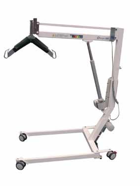 INVACARE Omega 300 These electric powered general-purpose units have a huge 300kg lift capacity catering for all but the most exceptional patient lifting needs.