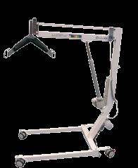 The Omega is easy to operate with electrically controlled lifting and leg width adjustment.