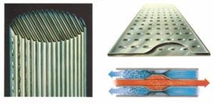 The plate heat exchanger design consists of stacking thin plates in order to create a larger heat transfer area as fluid flows through the exchanger.