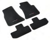Front mats include the Dodge Brand logo. Sold as a set of four. [ 82212545 RWD ] K AT ZK IN LEATHER INTERIORS.