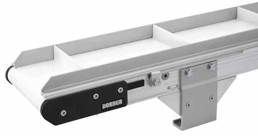2200/2300 eries Low Profile Belt Conveyors Extruded Aluminum 2200 eries 2300 eries General pecifications: idrive, Flat Belt End Drive, Cleated Belt End Drive and Center Drive models
