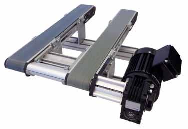 2200 Precision Move: Common Drive Kits Y Common Drive Kits Features: Exact speed match conveyors Cleats stay in time Parts can be wider than conveyor Conveyors can be different widths & lengths
