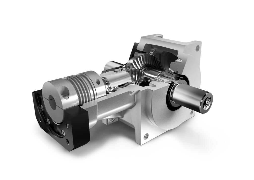 EPPINGER hypoid gear boxes The compact and robust design of the hypoid precision gearboxes is suitable for specific and highly dynamic applications.