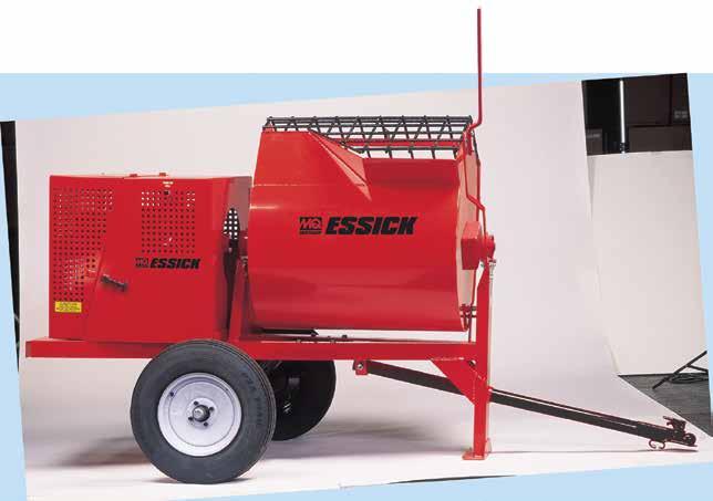 Professional masonry contractors choose MQ Essick Mixers for their performance and reliability.