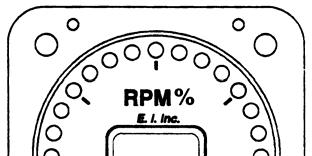 GAS GENERATOR RPM INDICATOR Figure 7-10, Gas Generator RPM Indicator The gas generator indicating systems comprises an indicator, a circuit breaker, a tachometer generator (engine component) and