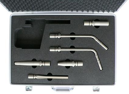 Pos. 021 Tool case / pro Contains the entire nozzle assortment (excl. gun and standard barrel nozzle, part no. 917757), fits to the and guns Consists of 5 nozzles: part no.