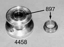 This is followed by the #4460 spur gear and diff balls we assembled in fig. 48. Fig. 51 Fig. 49 Fig.
