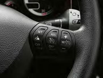 Fingertip control for a safer drive Technology with a human touch Take a seat behind the ergonomically designed steering wheel and it immediately becomes clear that safety and ease of operation were