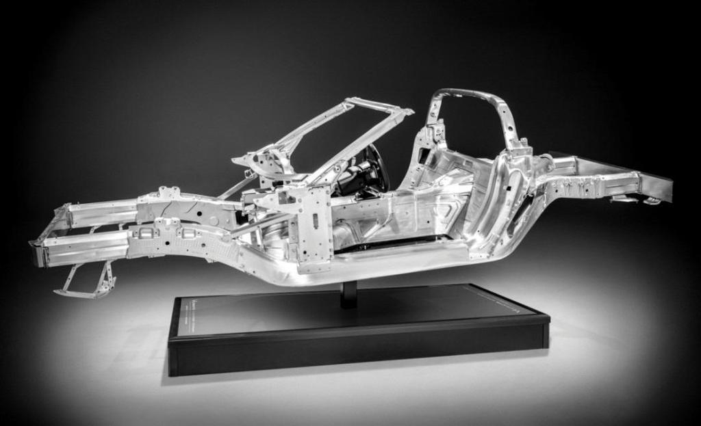 2014 Corvette Stingray: A Future Direction for Materials New body shop for aluminum frame Carbon fiber hood