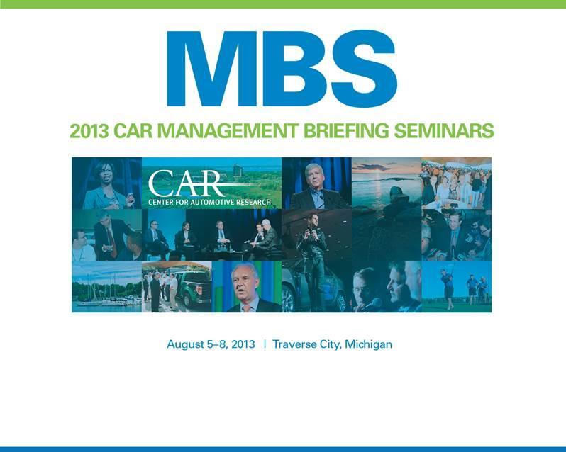 CAR s flagship event, August 5-8 Now in its 48 th year a can t miss event More than 900 attendees expected Sessions on manufacturing,