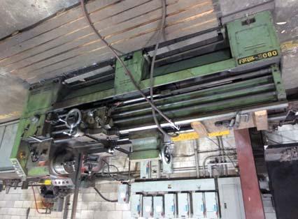 Power Elevation AMERICAN Maxi Speed Hole Wizard 8 x 15 Radial Arm Drill 45-2,250 RPM, 2 Box Tables, Coolant, sn 132M52 1 of 3 Mills MILLS