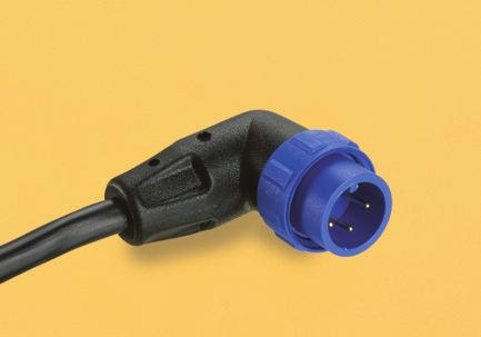 overmoulded Flex connector for pre-wired cable assemblies Cable range 2.5-9.