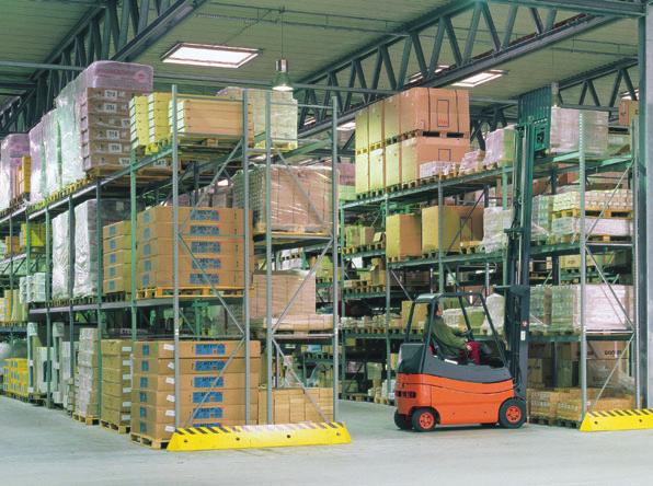 Pallet racking PR 350 Longitudinal beam racking is suitable for universal use for all applications in the warehouse.