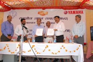MoU for establishing Yamaha Training School (YTS) in