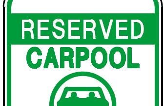 New TDM Initiatives Preferential Reserved Carpool
