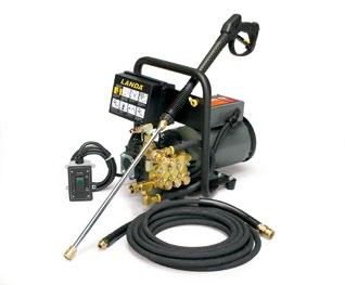 Features include: QUALITY in the rugged frame, a Landa pump with 7-year warranty and industrial-strength motor.