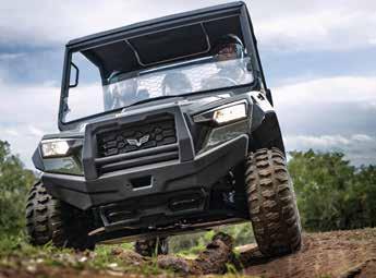 potential squeaks Double A-Arm Suspensions Double A-Arm front and rear suspension deliver premium comfort and control in a full-range of terrain conditions via optimized geometry and 10 inches of