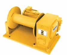 Lifting Winch Available in single or dual line configurations, this furnace door lifting winch