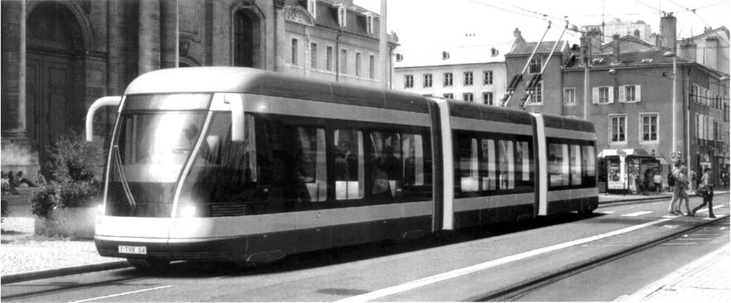 6.5 Other Technologies There is a new Tram-On-Tires (Figure 6-27) technology manufactured by Bombardier. This trolley bus concept features an electrically powered, modern and attractive vehicle.