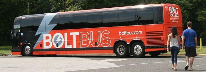 A. The Bolt Bus is not