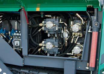 8 Stripping, crushing/milling Image: Joseph Vögele AG Image: Wirtgen GmbH Hydraulic system Construction machines have to work under extremely changeable temperatures making the behaviour of the