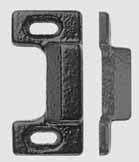 Optional Strikes No. 416V - Surface mount bottom strike for use with optional pullman bottom latch No.