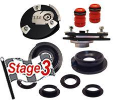 Thrust bearings for steering loads 1,2,3,4 Page 4-5 SIMPLY THE BEST 5 Page 5 STREET / RACE Self align Spherical Bearings with Elastomer ALL ALLOY - Ulitmate 7075 grade Also features Top Seats with