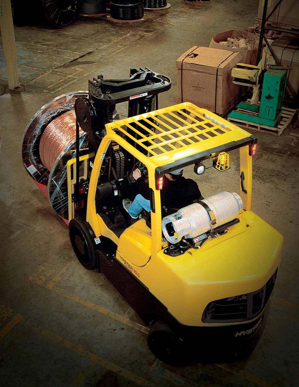 HYSTER VARIABLE POWER TECHNOLOGY TM Optional Hyster Variable Power Technology provides adjustable performance modes that allow customers to maximize productivity or fuel economy to fit their specific