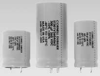 Type ST, 55 C Strobe-Flash, Long-Life, 360 & 450 V, Aluminum Type ST Strobe-Flash Specifications High Energy, Long-Life Rugged Type ST capacitors can withstand more than 30 million full discharges in