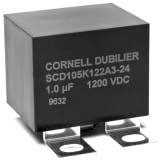Type SCD, IGBT Snubber Capacitor Modules Style SCD Direct Mount Applications Style SCD offers protection against voltage transients in low to medium current IGBT applications where high dv/dt is
