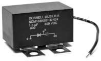 Type SCM, Single/Dual IGBT Snubber Capacitor Modules Applications Use style SCM as a discharge restrictive de-coupling to protect dual IGBT modules from overvoltage, Figure 1.