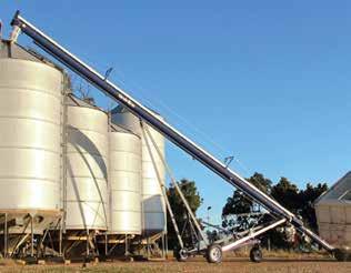 10 Transportable Augers In response to the needs of Australian Farmers, Grainline have developed the 120 tonne/hr high capacity range of transportable augers, taking away the strain previously