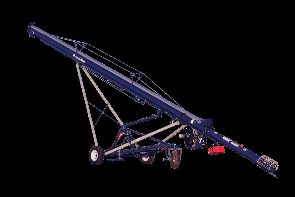 Simple finger tip control, raising a lever to elevate the auger, reversing the flight to clean out and guarded moving parts brings you complete assurance that you have made the right choice on this