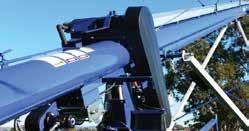 The size and weight of the 10 inch diameter auger range requires the hydraulic wheel drive and lift to be supplied