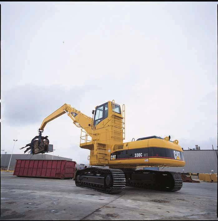 Engine and Hydraulics The Cat C9 Diesel engine and hydraulics give the 330C MH exceptionally powerful and efficient performance unmatched in the industry for material handling applications. Engine.