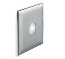 An electronic proximity sensor automatically turns the light on when the cabinet door is opened and switches it off after