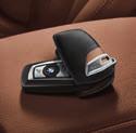 2 BMW Display Key case This custom-fit case in high-quality Black Nappa leather reliably protects the BMW