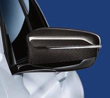 20 21 01 02 1 Mirror covers, carbon Meticulously hand-crafted in 100% carbon, the striking exterior mirror caps