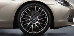 4 20" BMW M Performance light alloy wheels V-spoke 464 M In Bicolour Ferric Grey, burnished on the visible