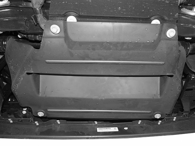GRILLE GUARD Models without tow hooks: a. Select the 12mm Double Bolt Plate and (2) Spacers, (Figures 9 & 11). Insert the Bolt Plate from the inside out through the frame.