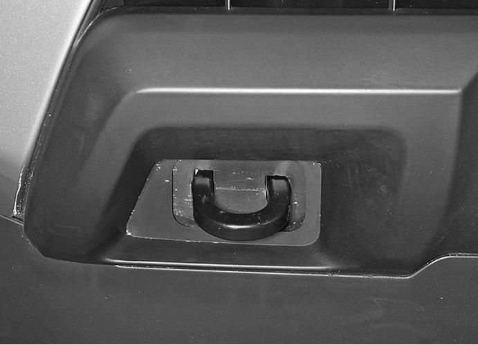 bumper if necessary Factory Tow hook