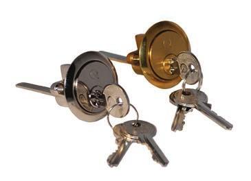 Rim Latch Cylinder Gamma Can be keyed alike with Gamma profile cylinders to provide a whole house suite 6 pins for improved security
