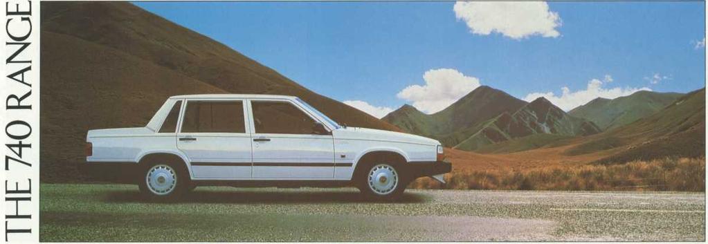 The Volvo 740 embodies all the traditional Volvo virtues. It protects its occupants with the rigid steel safety cage Volvo owners have come to expect.